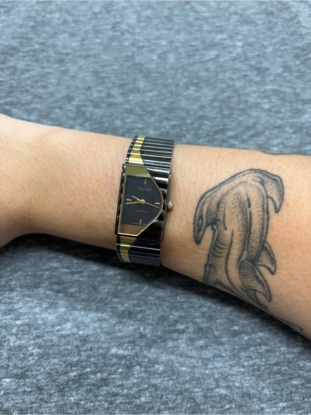 Vintage Pierre Nicol Asymmetrical Half Moon Quartz Watch